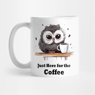 Brewed Obsession: Caffeine Addiction Owl Cute Mug